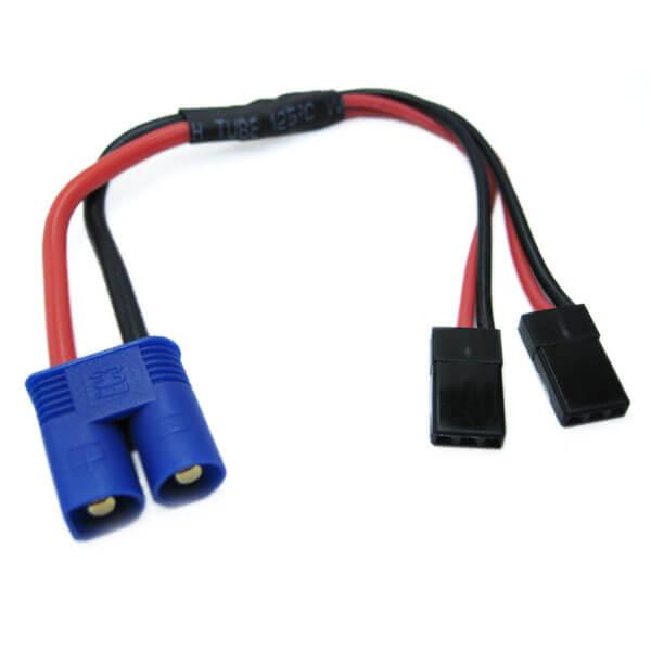 Ec3 Connector To Dual Jr Y Wire - ET0815