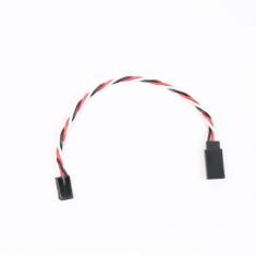 - 15cm 22AWG (0.64mm diam - 0.326mm2 sect) Rallonge servo Futaba torsade