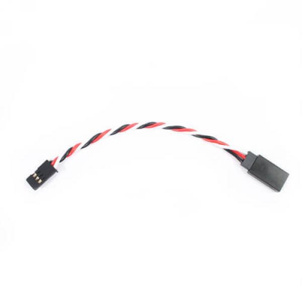 10cm 22AWG (0.64mm diam - 0.326mm2 sect) Rallonge servo Futaba torsade - ET0731