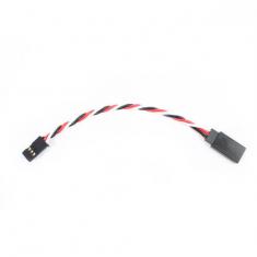 10cm 22AWG (0.64mm diam - 0.326mm2 sect) Rallonge servo Futaba torsade