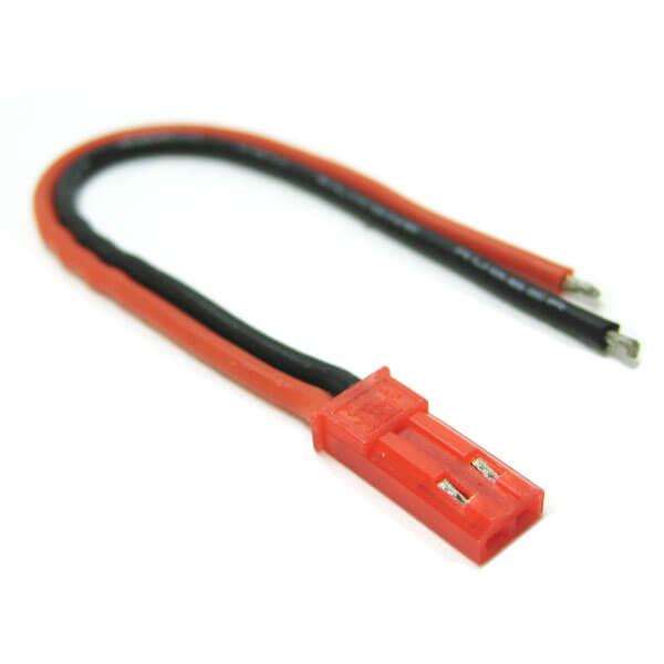 Male Jst Connector With 10cm 20AWG (0.81mm diam - 0.51mm2 sect) Fil Silicone - ET0624