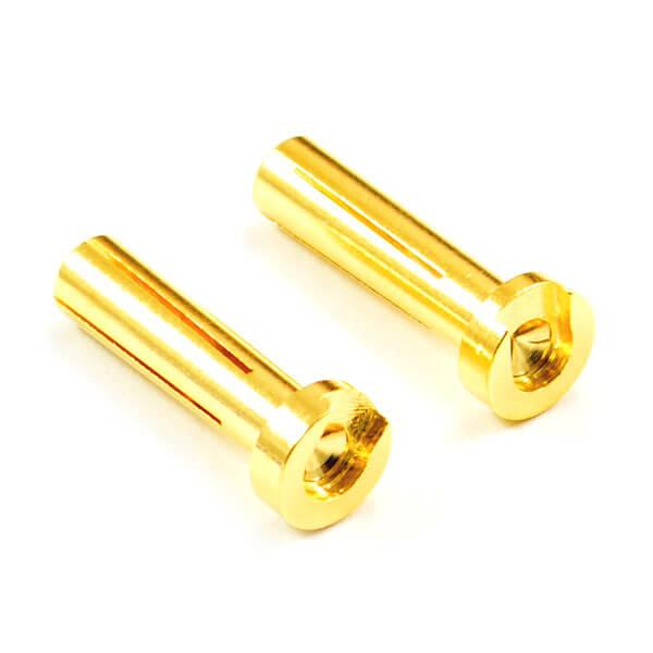 Low Profile 4.0Mm Male Gold Connector (2) pour Right Angle - ET0605LP