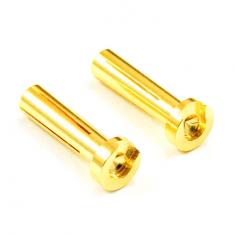 Low Profile 4.0Mm Male Gold Connector (2) pour Right Angle