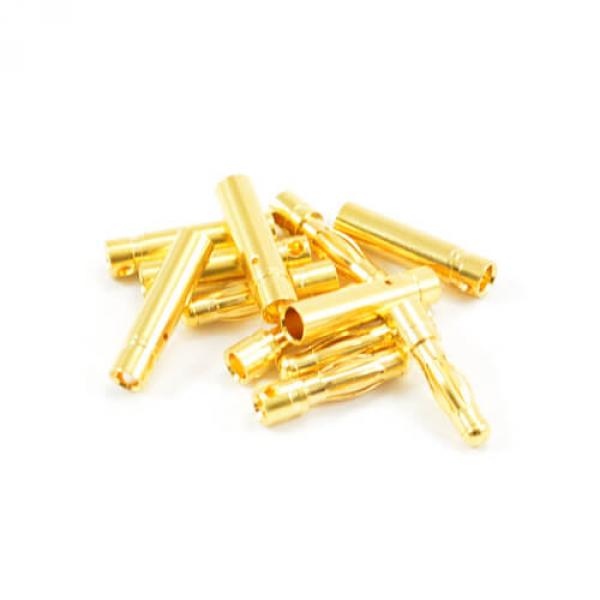 4.0Mm Gold Connectors (6 Pairs Male/Female) - ET0607