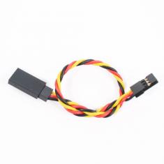 - 15cm 22AWG (0.64mm diam - 0.326mm2 sect) Rallonge servo JR torsade