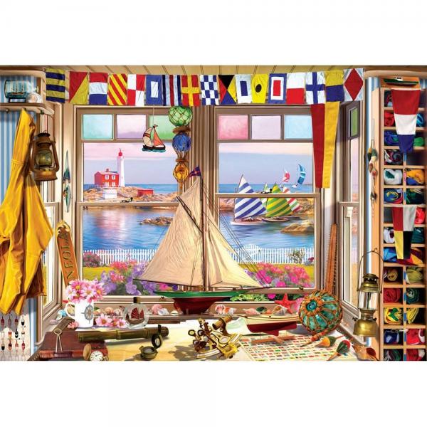 Puzzle 550 pièces : Phare Boîte en métal - EuroG-8551-5995