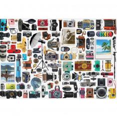 550 Teile Puzzle: Metallbox: Klassische Kamera