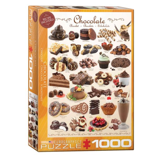  1000 pieces puzzle: Chocolate - EuroG-6000-0411