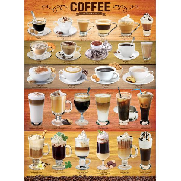  1000 pieces puzzle: Coffee - EuroG-6000-0589