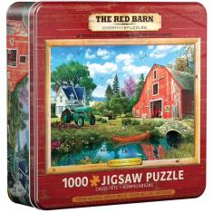 Puzzle 1000 Teile: Die rote Scheune