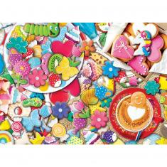 1000 pieces puzzle: Cookie Party