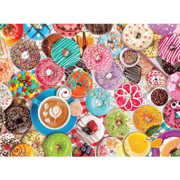 1000 pieces puzzle: Donut Party - EuroG-8051-5602