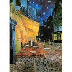 Puzzle de 1000 piezas: Terraza de café por la noche