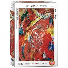  Puzzle 1000 pièces : Le triomphe de la musique, Marc Chagall
