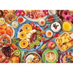 Puzzle 1000 pièces : La table du petit déjeuner