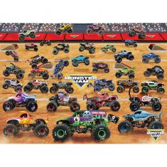 Puzzle mit 1000 Teilen: Monster Jam Truck Lineup