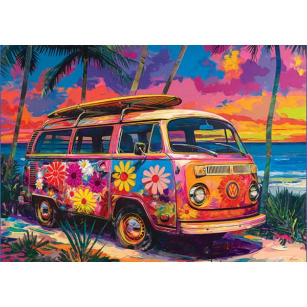 Puzzle 500 pieces XL : VW Bayside by Shawna Stewart - Eurographics-6500-5992