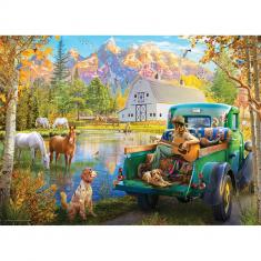 Puzzle 1000 pieces : Singing Lake by Angelo Bonito