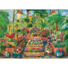 Puzzle 1000 pieces : Greenhouse Garden