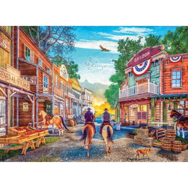 Puzzle 1000 pieces : Wild West Country by D.Davison - EuroG-6000-6028