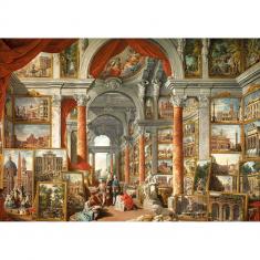 Puzzle 1000 pieces : Gallery of Views of Modern Rome