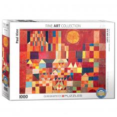  Puzzle 1000 pièces : Château et soleil, Paul Klee