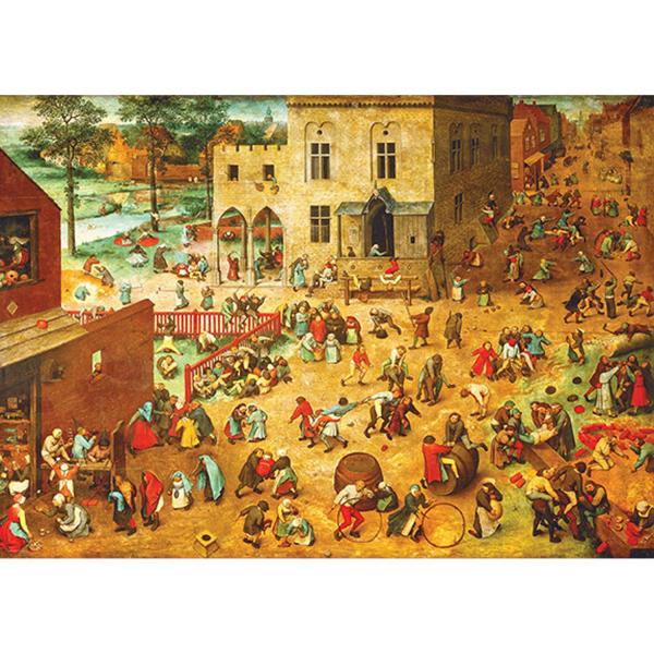 Puzzle 1000 pièces : Jeux d'enfants Pieter Bruegel - EuroG-6000-6037