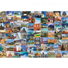2000 pieces puzzle: Globe-trotter: World