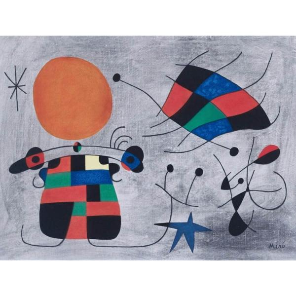 1000 pieces puzzle: Joan Miro: The Smile of the Flamboyant - EuroG-6000-0856