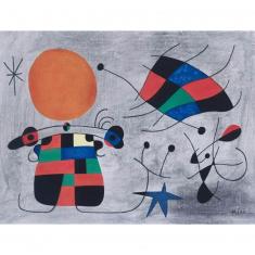 1000 Teile Puzzle: Joan Miro: Das Lächeln des Flamboyanten