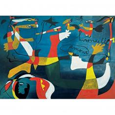 1000 pieces puzzle: Joan Miro: Swallow, Love