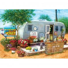 500 große Puzzleteile : Honig Zu Verkaufen