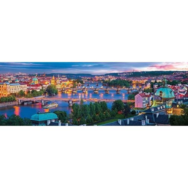 1000 pieces panoramic puzzle: Prague, Czech Republic - EuroG-6010-5372