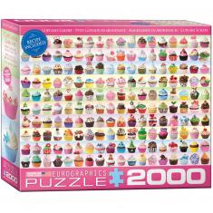 2000 pieces puzzle: Small cakes in abundance