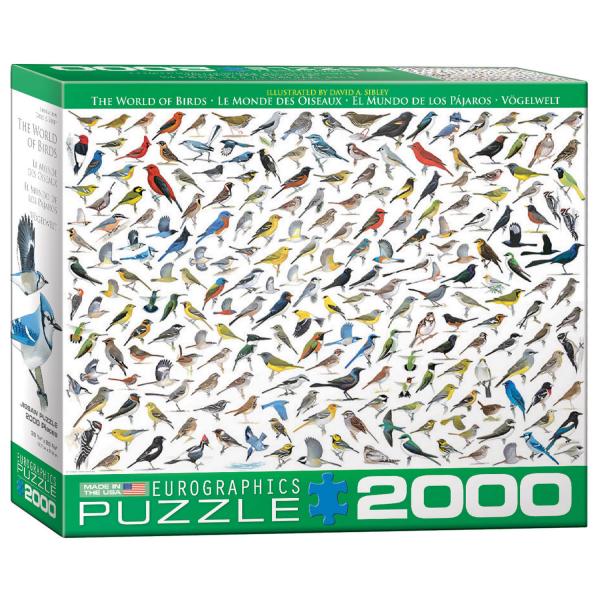 Puzzle 2000 pièces : Le monde des oiseaux - EuroG-8220-0821