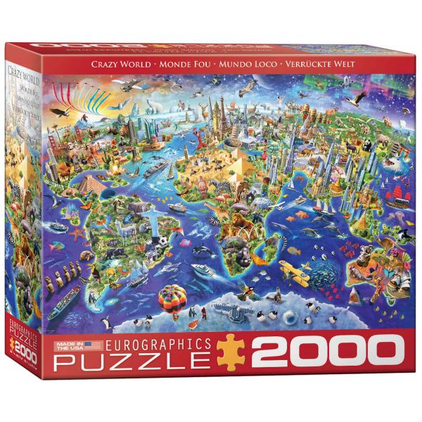 Puzzle 2000 pièces : Monde fou - EuroG-8220-5343