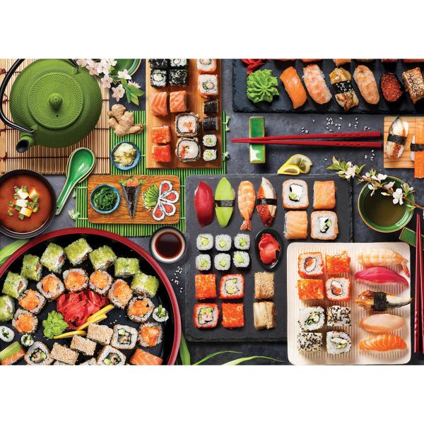 1000 piece puzzle: Sushi table - EuroG-6000-5618