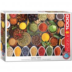 Puzzle 1000 piezas: Mesa picante