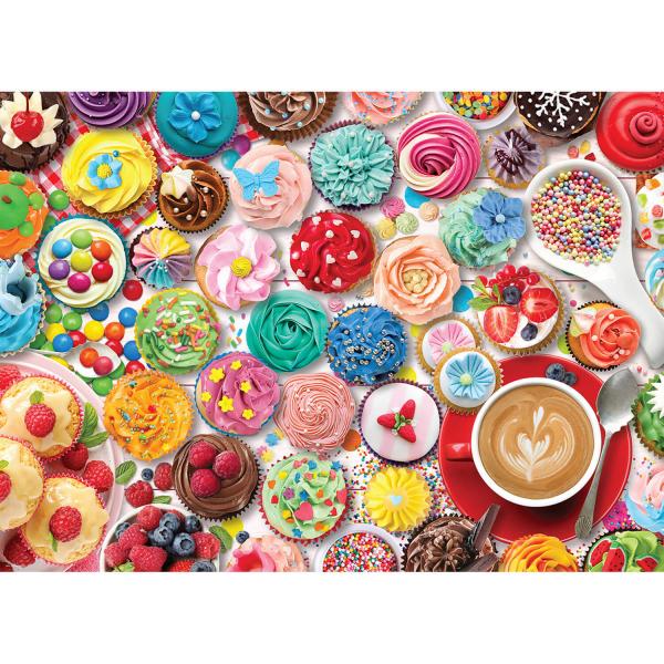 1000 piece jigsaw puzzle: Cupcake Party - EuroG-6000-5604