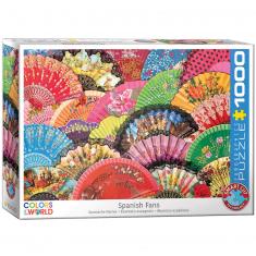 Puzzle 1000 pièces : Eventails espagnols