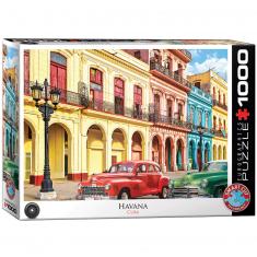 Puzzle 1000 pièces : La Havane, Cuba