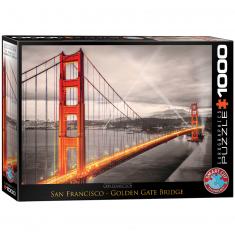 1000 piece jigsaw puzzle: Golden Gate Bridge, San Francisco