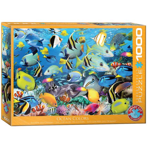 Puzzle 1000 pieces: Colors of the ocean - EuroG-6000-0625