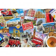 550 piece puzzle : Tin box : London Bus