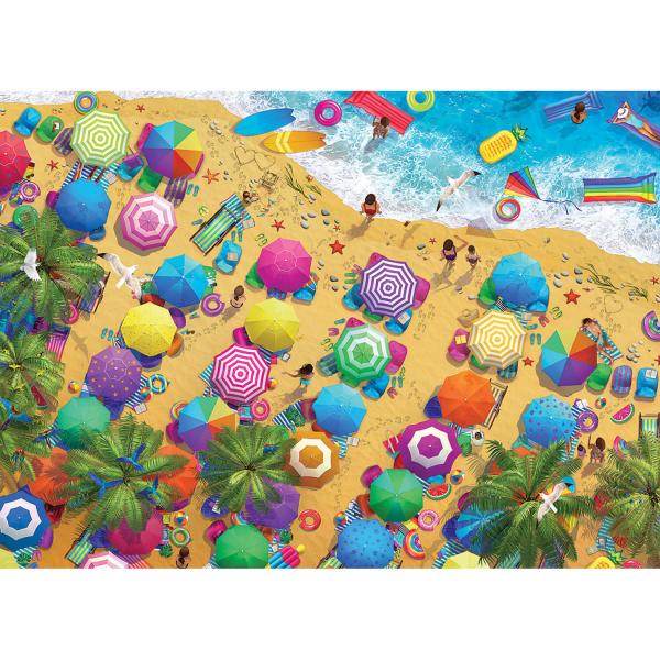 Puzzle de 1000 piezas: Diversión en la playa y el verano - EuroG-6000-5871