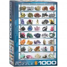 1000 Teile Puzzle: Mineralien der Welt