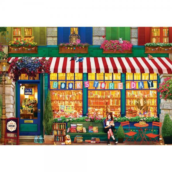 Puzzle 2000 Teile: Der alte Buchladen von Artbeat - EuroG-8220-5882