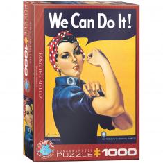 1000 piece jigsaw puzzle: Rosie the riveter, Howard Miller