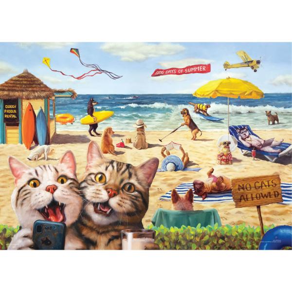 500 piece puzzle : No cats allowed by Lucia Heffe - EuroG-6500-5879