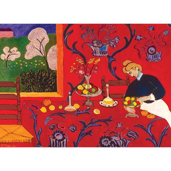 Puzzle 1000 piezas: Armonía en rojo, Henri Matisse - EuroG-6000-5610